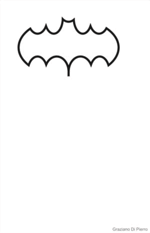 logo di batman in prospettiva