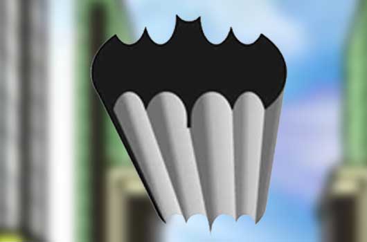 Logo di Batman in prospettiva
