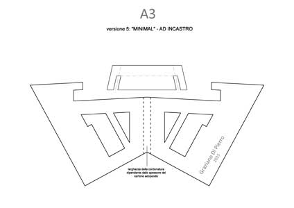 scarica, stampa e ricalca la versione MINIMAL ad incastro, free download