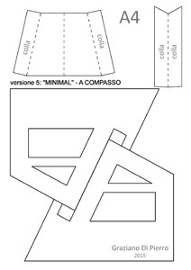 scarica, stampa e ricalca la versione MINIMAL a compasso, free download