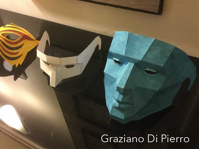 tigre e volti 3d tigre, mezzo volto e volto intero 3d