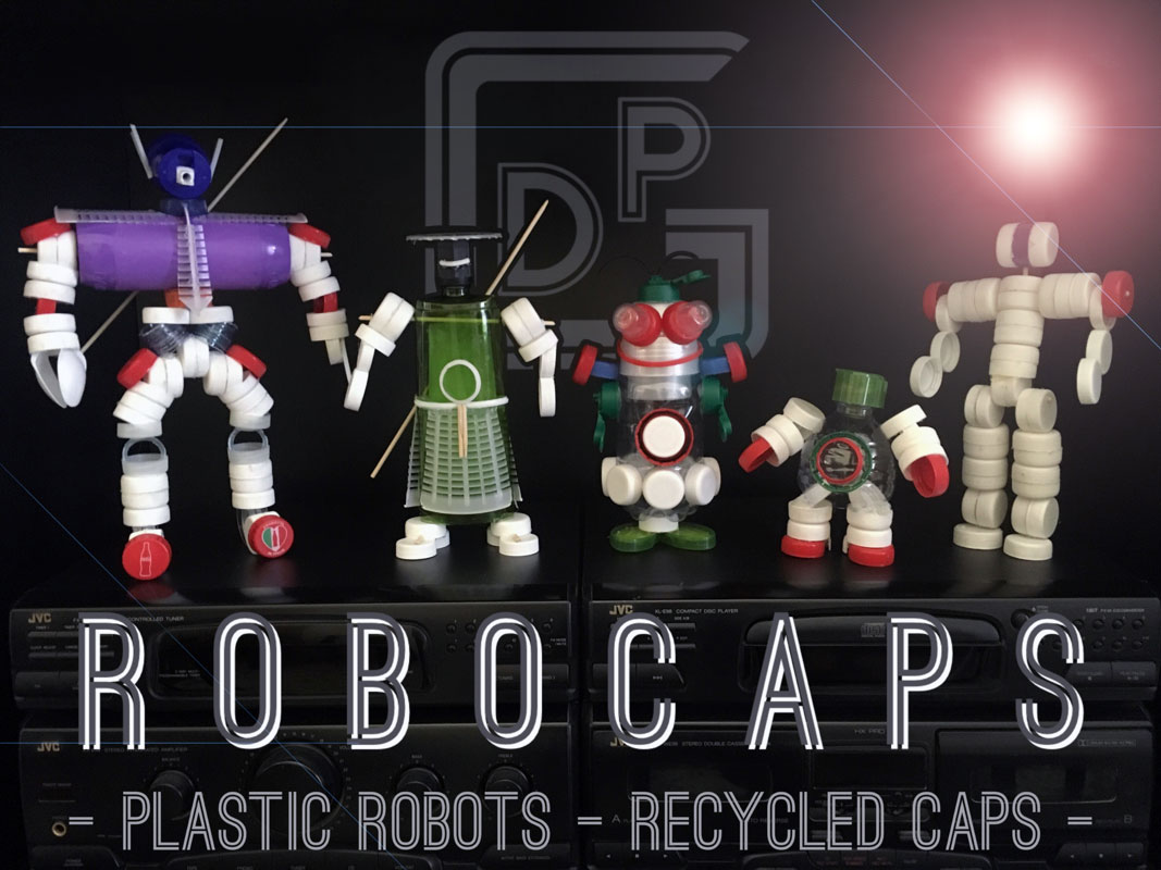 Robocaps: robot ottenuti riciclando tappi e bottiglie in plastica