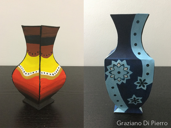 vaso rosso e vaso blu completati